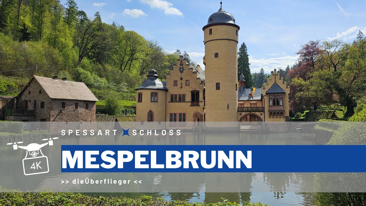 SCHLOSS MESPELBRUNN | Wasserschloss | Castle | Spessart | Drohne | 4K