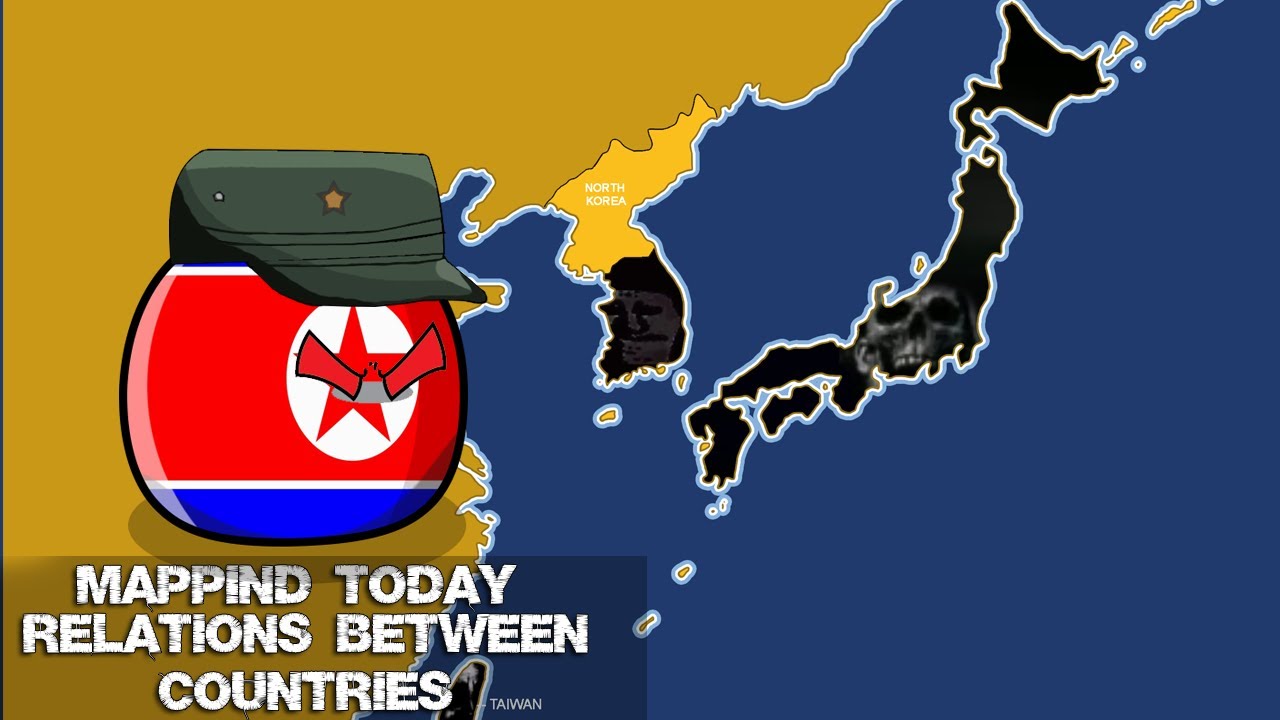 Mapping Today Europe (Relations between Countries - North Korea)- Mr Incredible canny/Uncanny Part44
