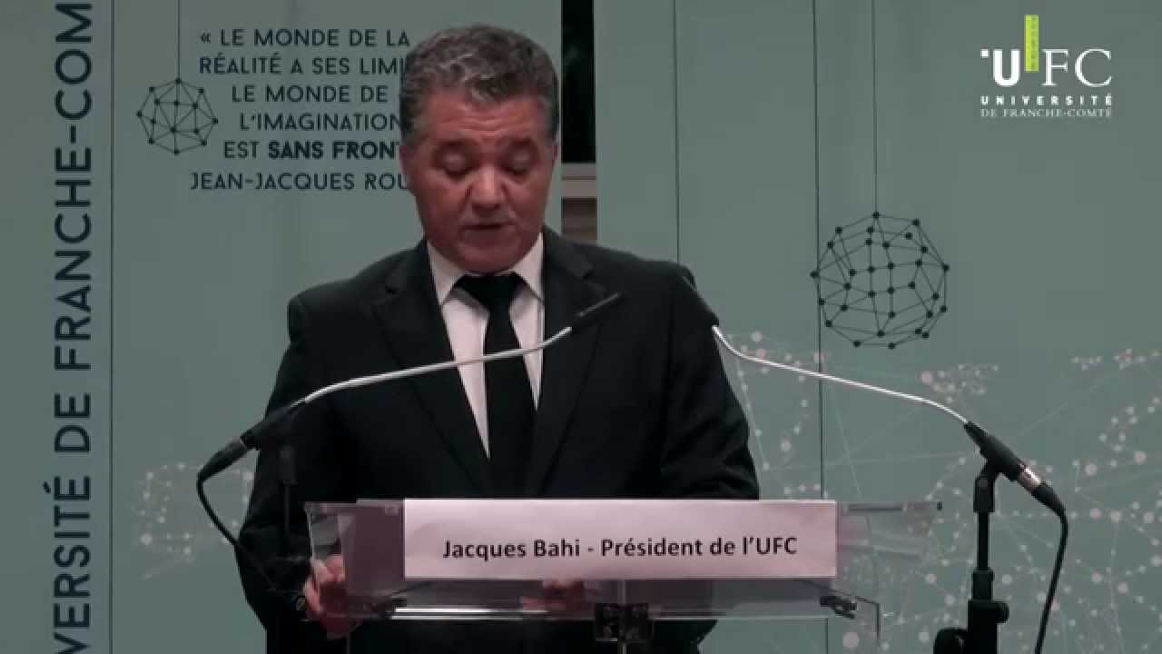 Voeux de la nouvelle année 2015 - Jacques Bahi - Président de l'Université de Franche-Comté