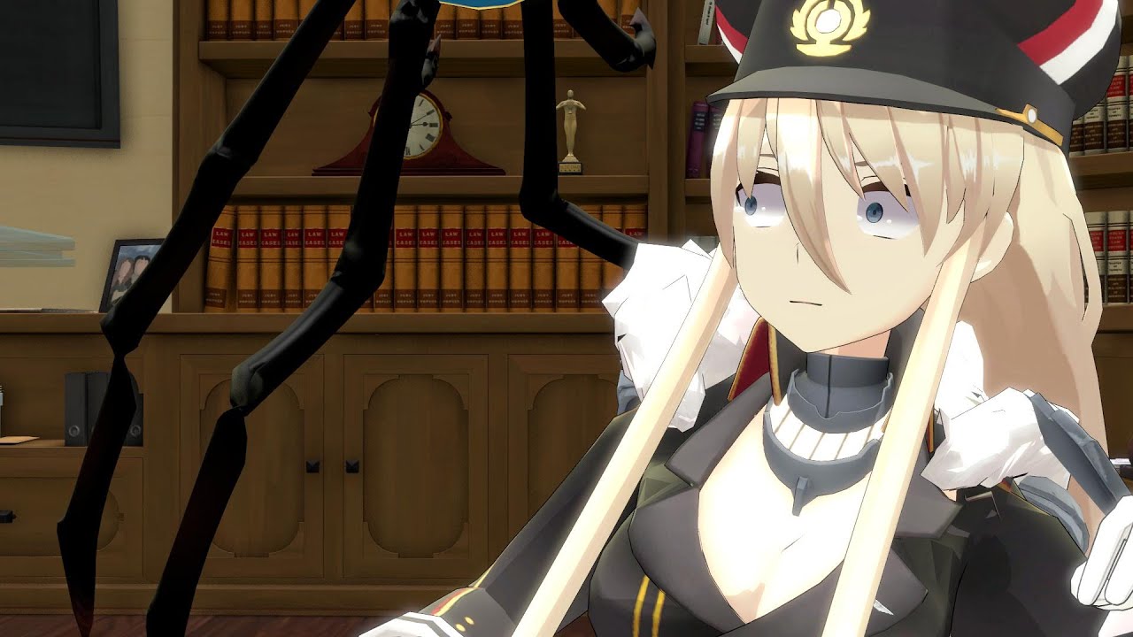 Bismarck VS BIG Spider | Azur Lane Animation