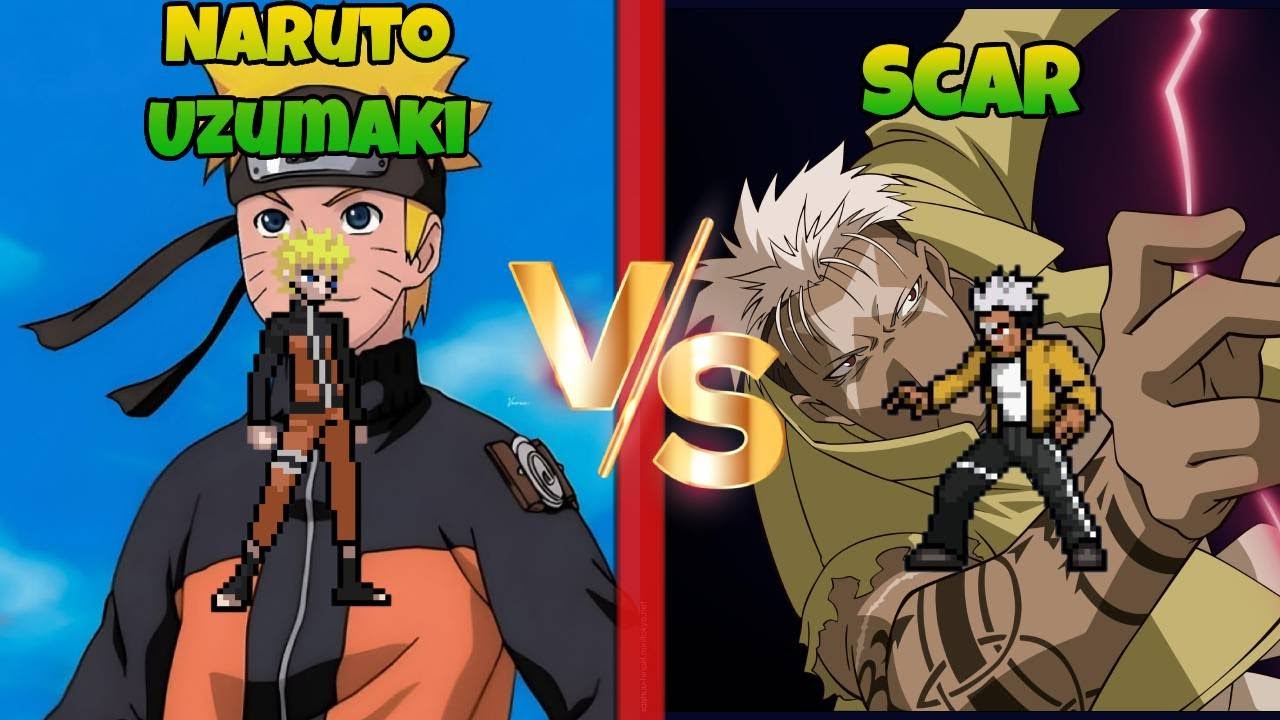 Jump Force MUGEN Naruto Uzumaki vs Scar