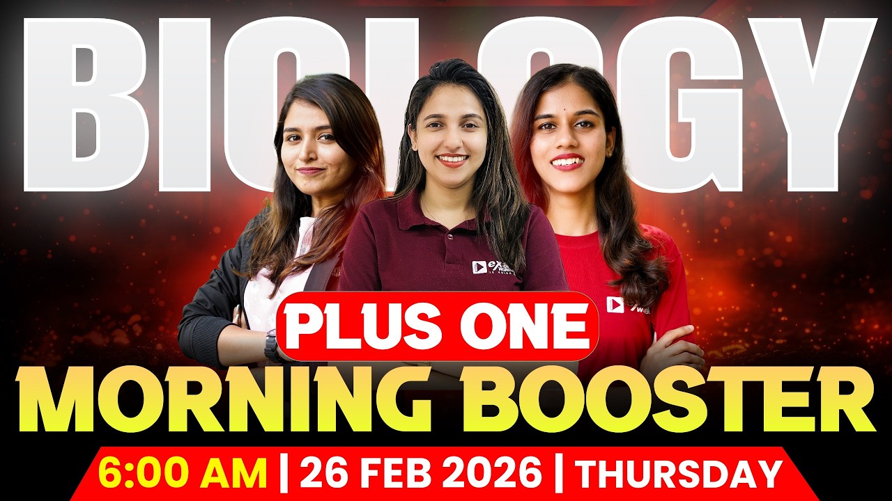 Plus One Model Exam | Biology | Morning Booster | Exam Winner