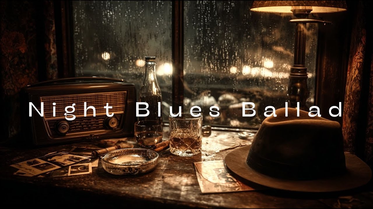 Blues Ballad &ndash; Electric Guitar Blues | Chicago Vintage Night Mood