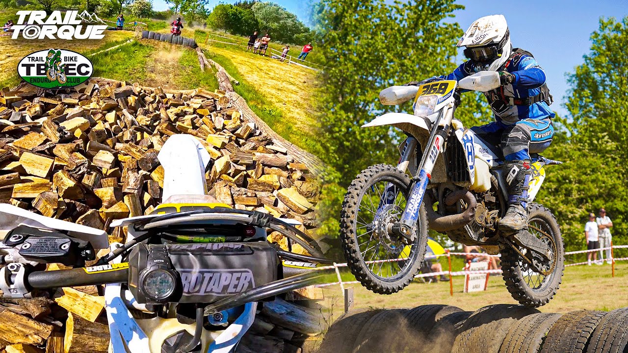 Racing at a Golf Course - Hare & Hounds Enduro @ Abbotsley 2025 / TBEC Round 3 | Husqvarna TE300i