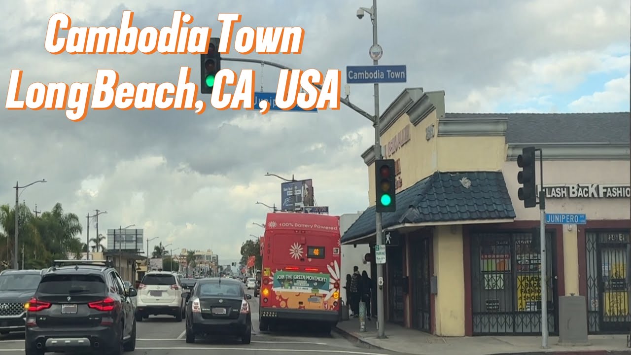 Cambodia Town in Long Beach, California, USA 2025