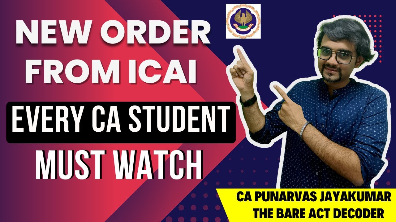ICAI's Order Against a CA for Professional Misconduct