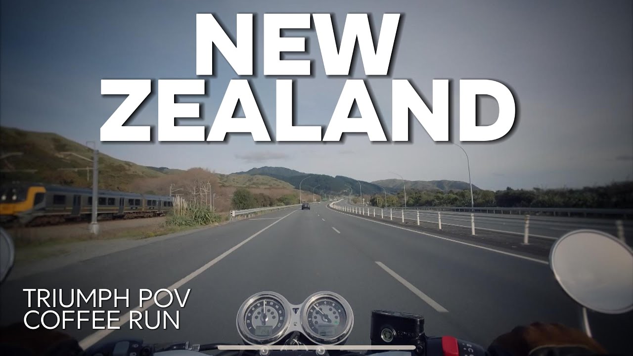 Triumph T120 Motorcycle | New Zealand POV Coffee Run Paekākāriki