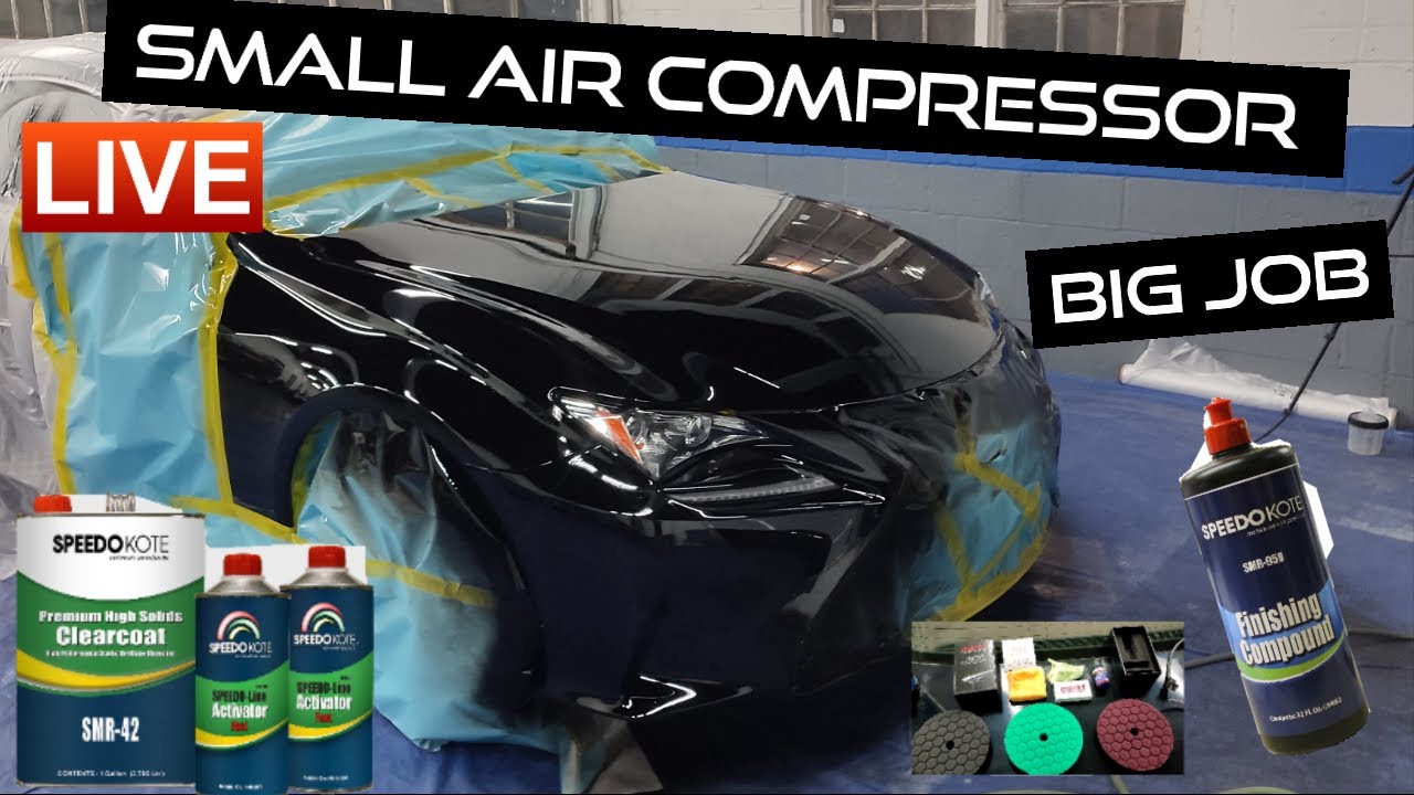 How to paint with a mini air compressor