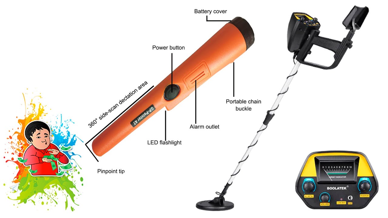 Металлоискатель BOOLATEK MD4030 и Pinpointer GP Pinpointer AT