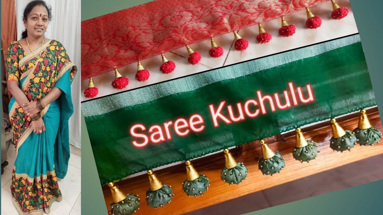 Saree kuchu ( 9 ) How to make saree kuchu in telugu ll Trendy saree tassels