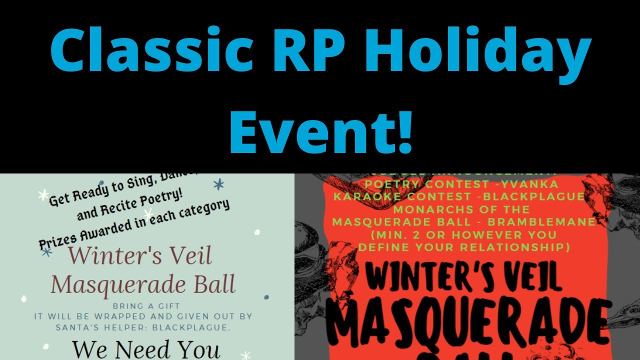 CLASSIC WoW Holiday Event - Winter's Veil Masquerade Ball - Grobbulus RP/PvP