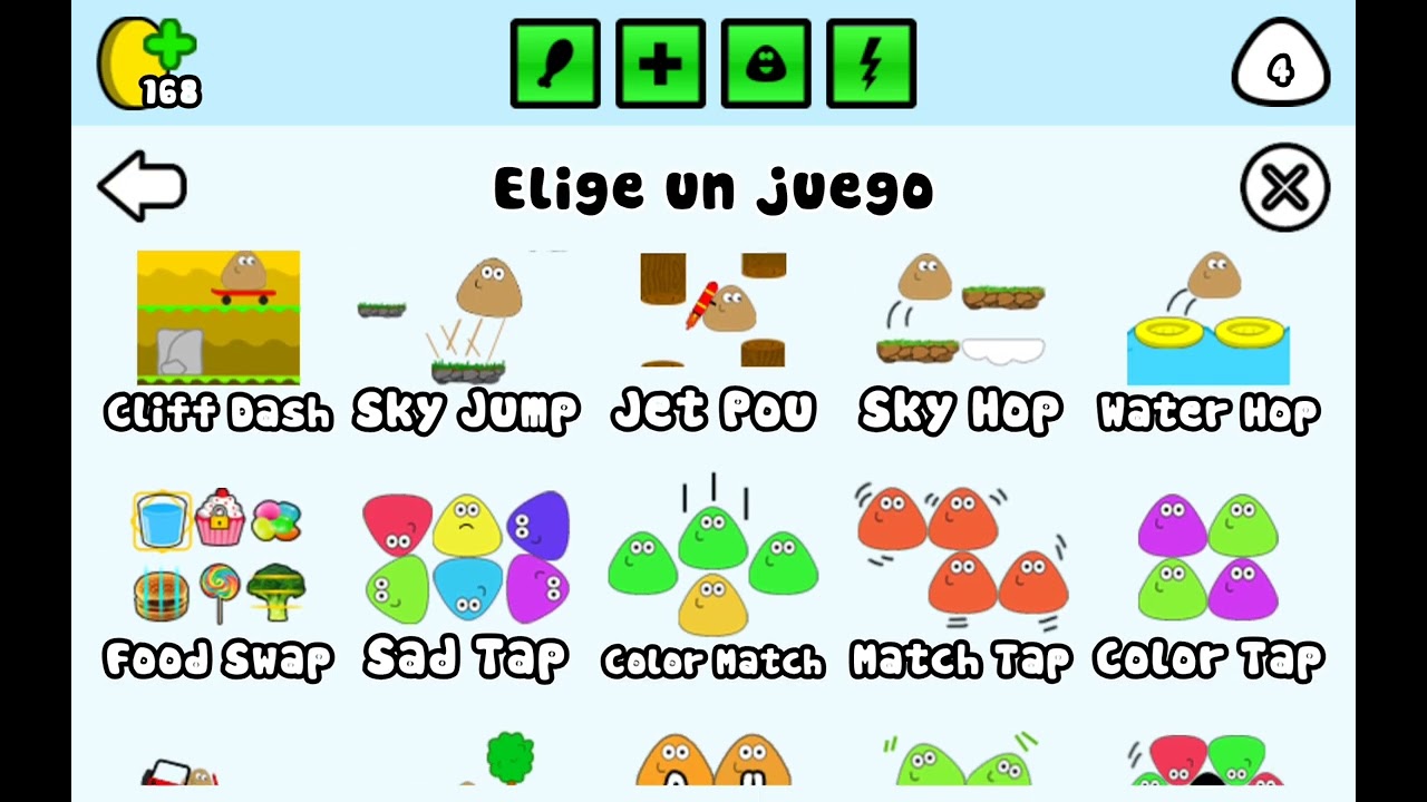Yo jugando Pou