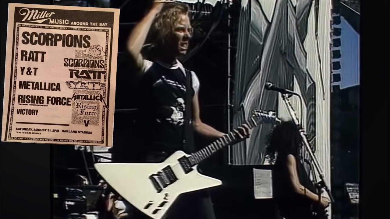 Metallica 1985 Full Concert Day on the Green | James Hetfield | Cliff Burton | Ride the Lightning 🤘🏽