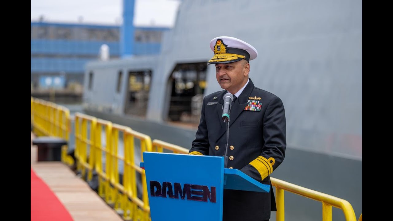 LAUNCHING CEREMONY OF PAKISTAN NAVY 4th OFFSHORE PATROL VESSEL HELD AT ROMANIA
