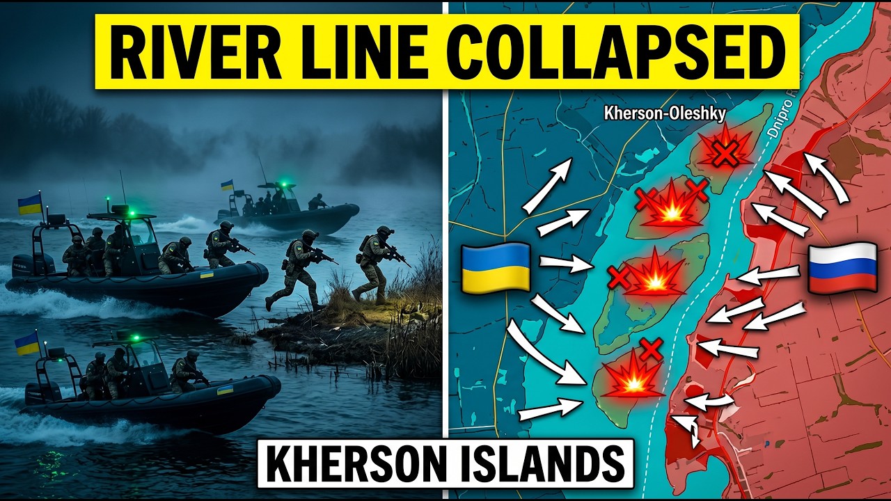 Putin's River Line Just COLLAPSED... Ukraine CAPTURED 4 Islands