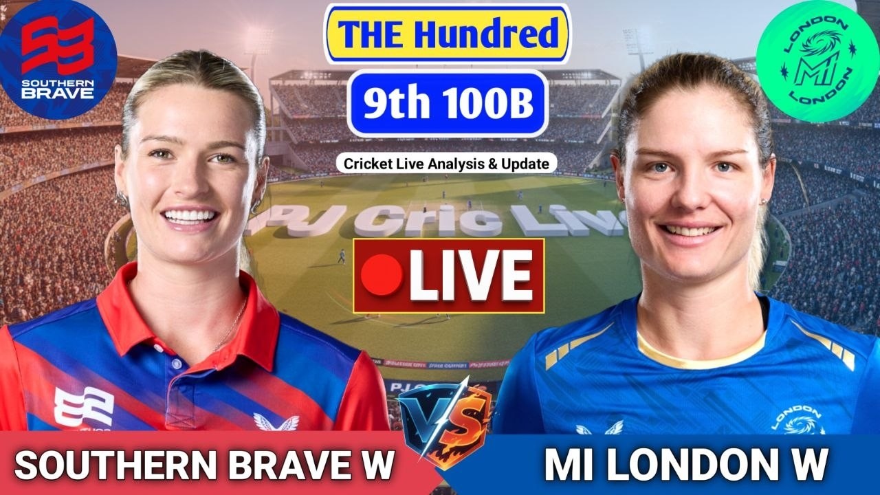 Southern Brave Vs MI London Women Match | Live Score Analysis & Discussion | The Hundred Women