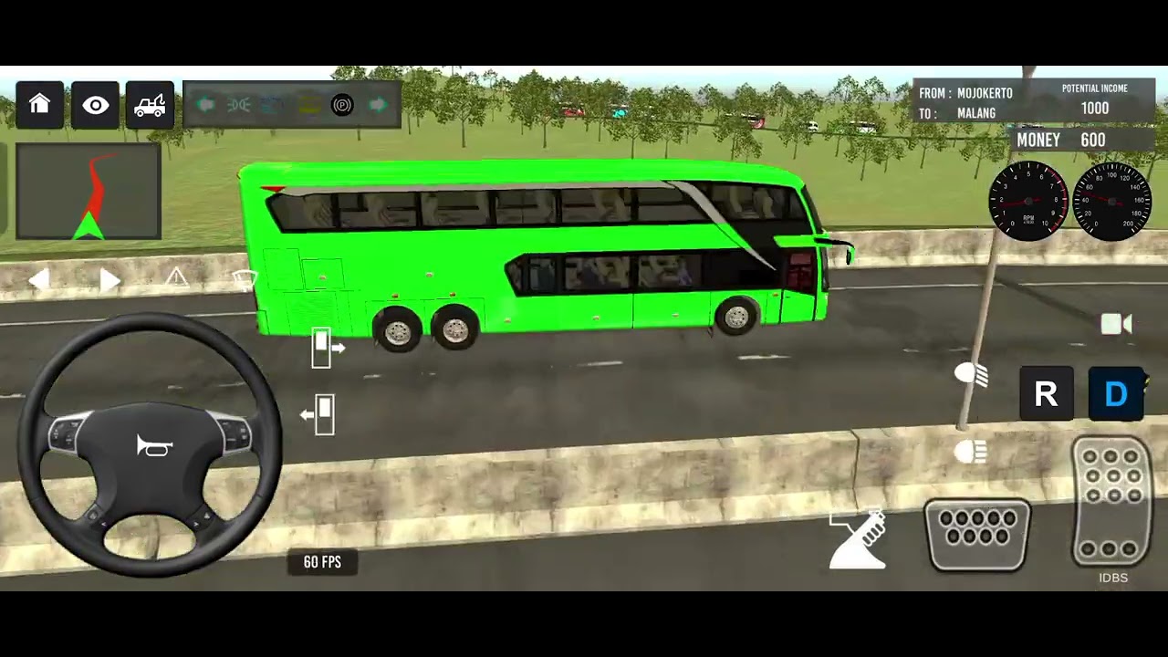 🥰BUS SIMULATOR INDONESIA || Bus 🚌 Driving👮 City euro Coach bus simulator 🔥-Android Gameplay Bus 2024