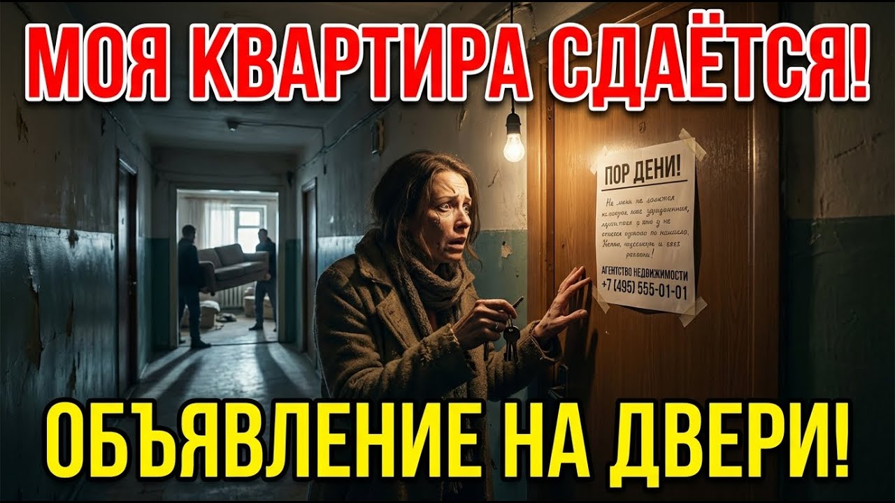 МОЯ КВАРТИРА СДАЁТСЯ! Объявление НА ДВЕРИ — я в ШОКЕ