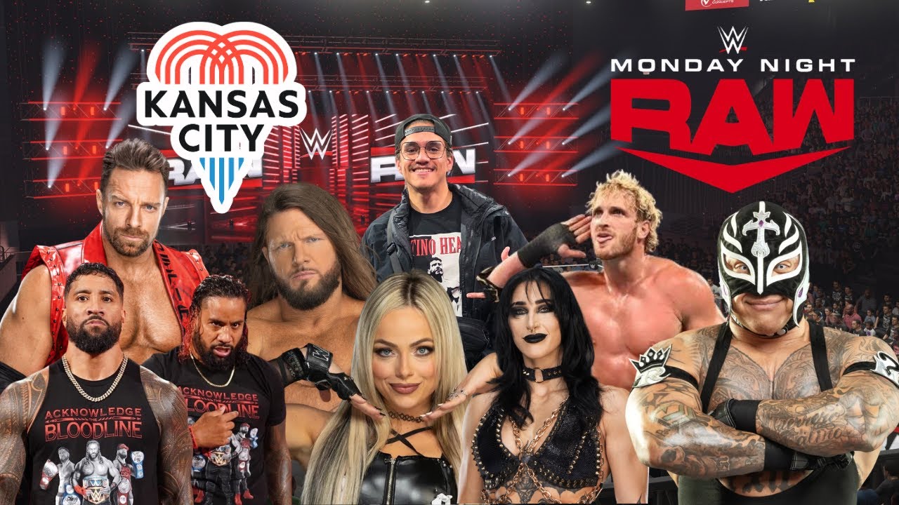 Я побывал на шоу WWE Monday Night RAW в Канзас-Сити 🔥 Полное погружение в атмосферу мероприятия