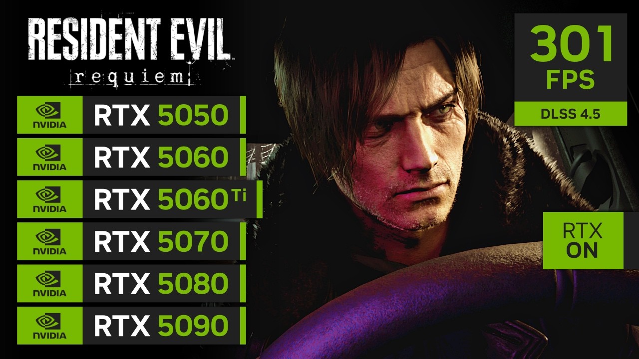 Resident Evil Requiem | RTX 5050, 5060, 5060 Ti, 5070, 5080, 5090 (also 3060, 4060)