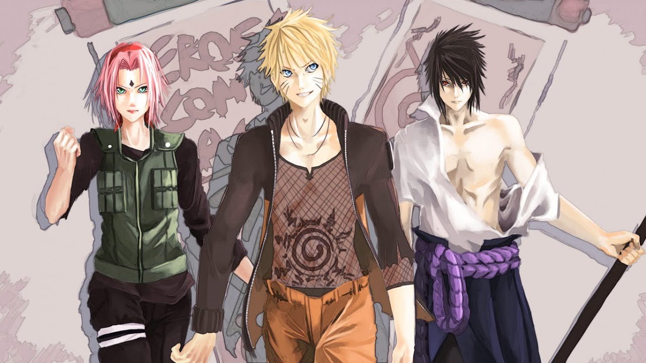 Naruto Sakura Sasuke. 7 team story.
