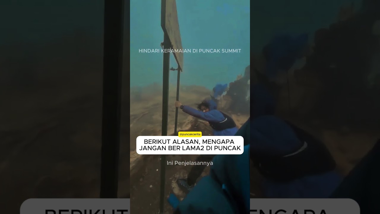 JANGAN BER LAMA2 DI PUNCAK  #tipspendakian