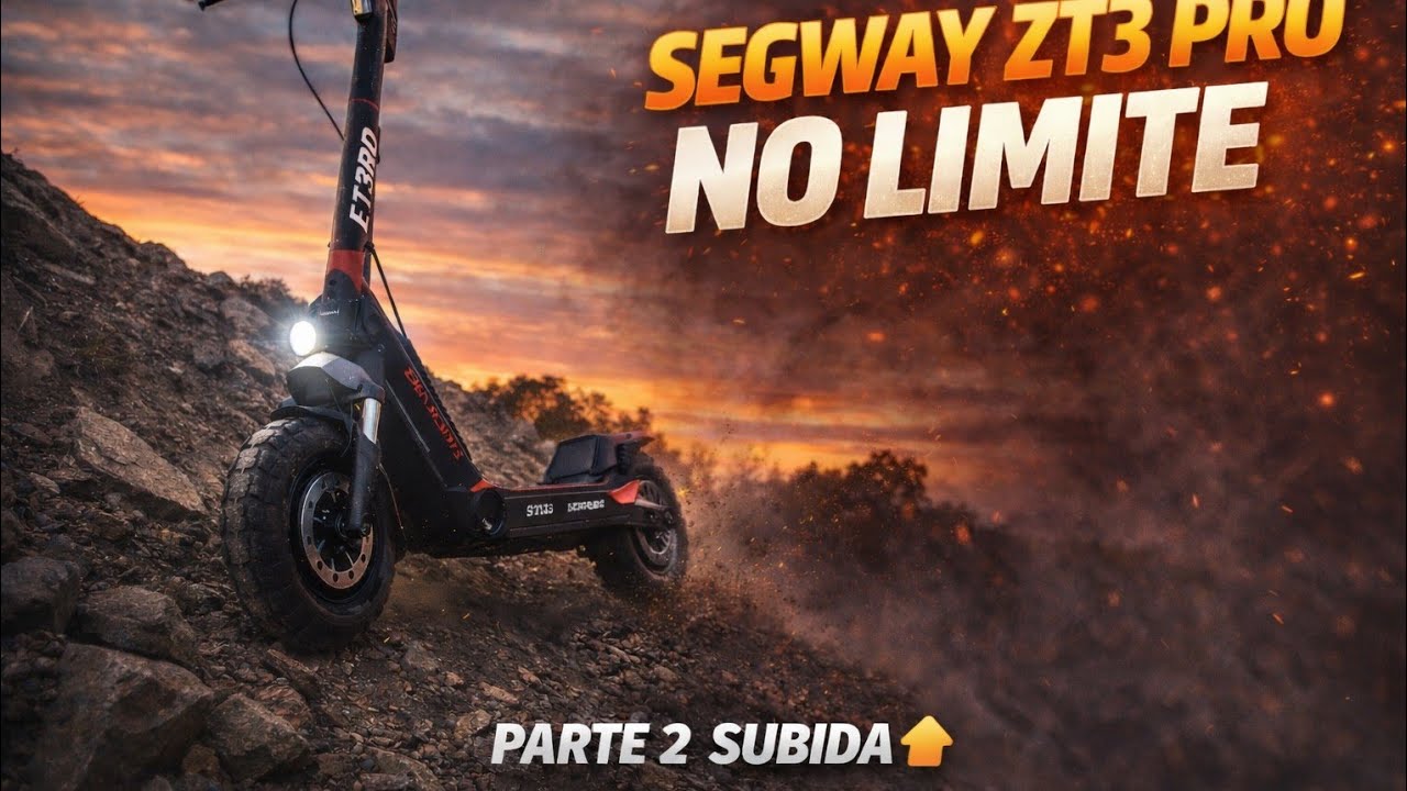 Segway zt3 pro subida no limite