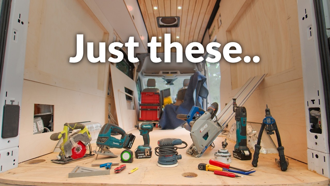 You Don’t Need Expensive Tools to Build a Camper Van