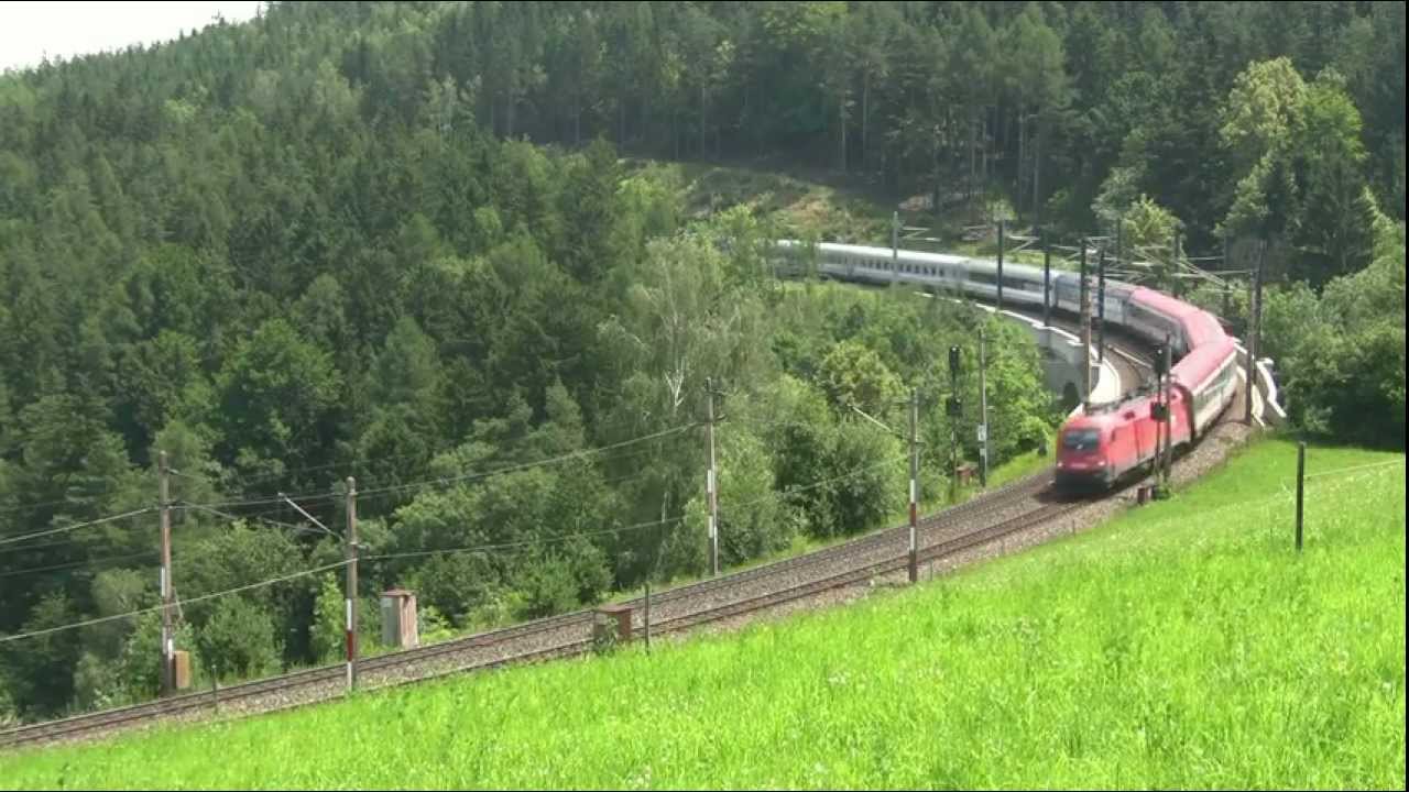 Besuch der Semmeringbahn am 29.6. und 1.7.2012, Teil 1: Personenverkehr