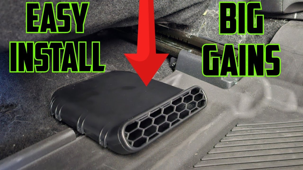 Ford Bronco Rear Floor Vent Extension Install *QUICK AND EASY*