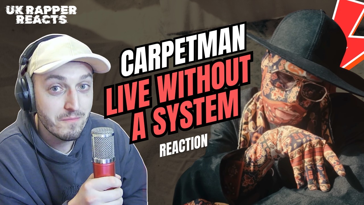 RAPPER REACTS to CARPETMAN - LIVE WITHOUT A SYSTEM | Ukrainian Music Reaction | Zee TV