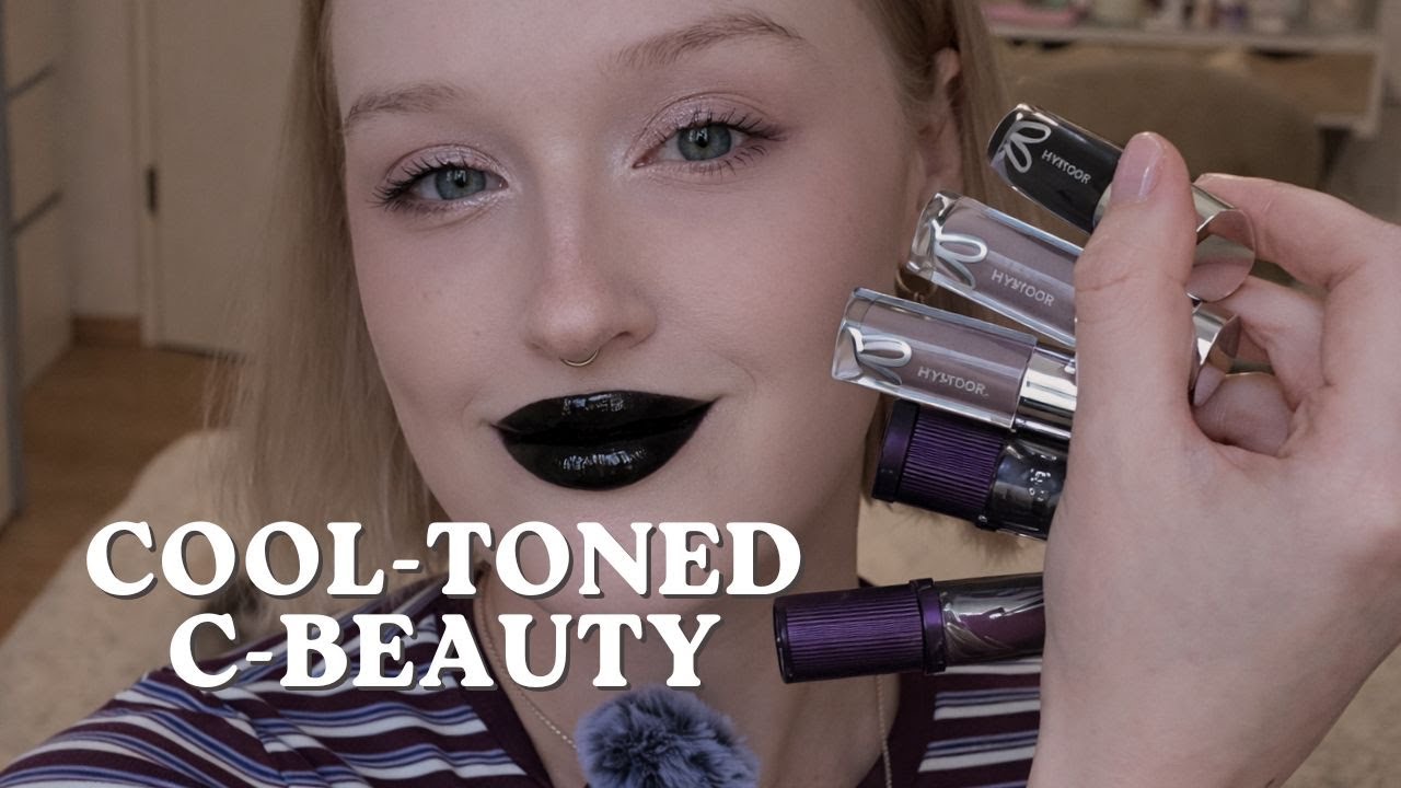Cool-Toned C-Beauty Makeup 🖤 | Mein erstes Video | Hyntoor, Kaleidos, Girlcult