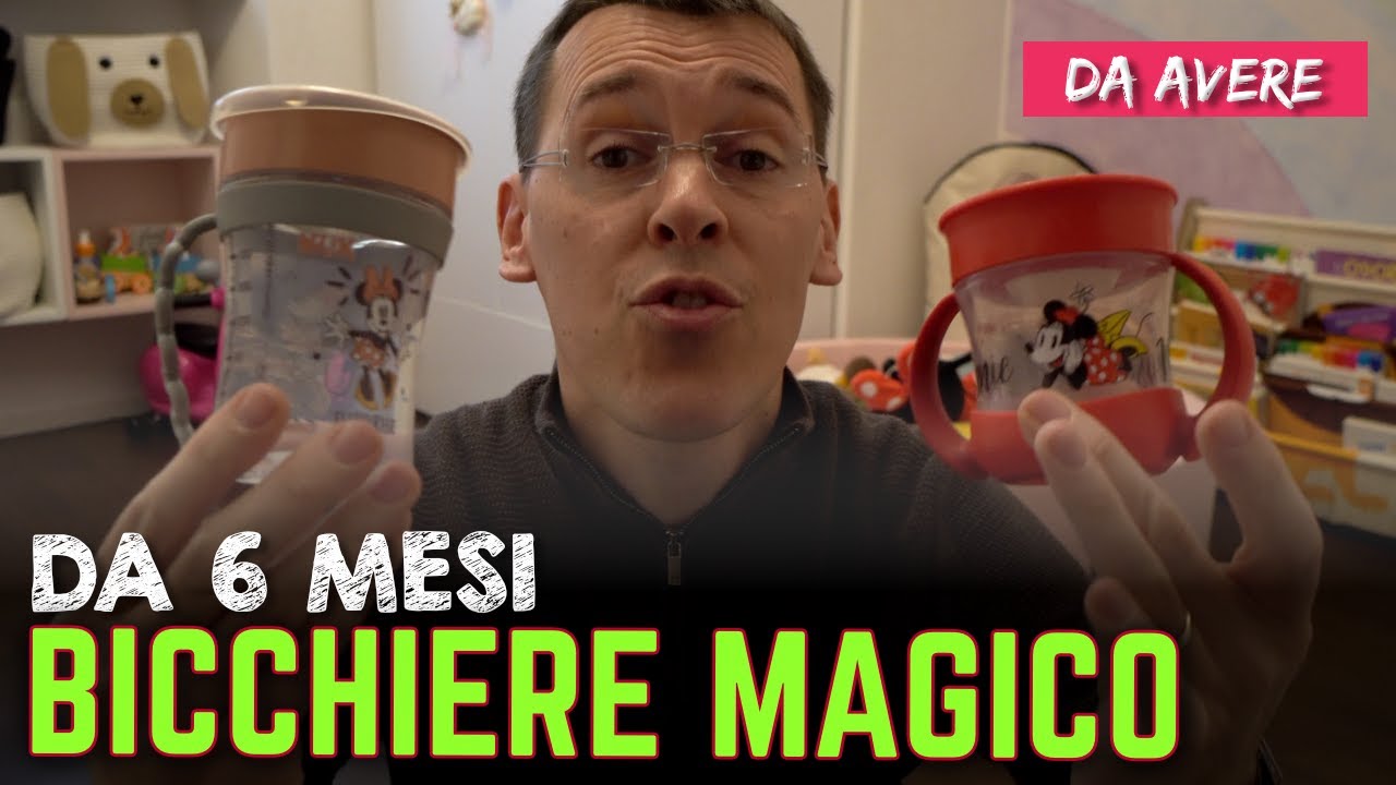 BICCHIERE MAGICO fondamentale per BAMBINI dai 6 mesi