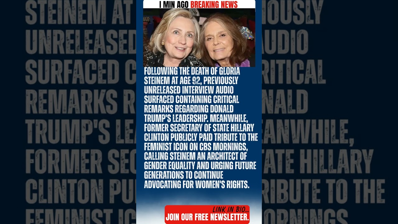 BREAKING: &ldquo;AN ISOLATED A**HOLE!&rdquo; Feminist icon Gloria Steinem gets the LAST WORD on Trump
