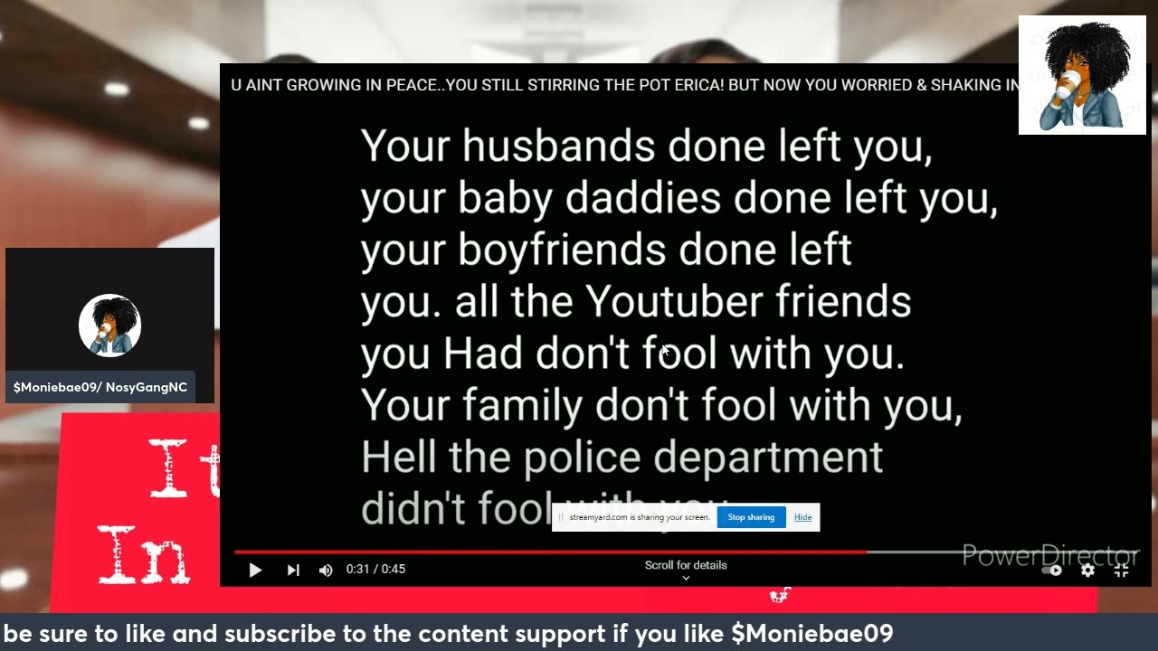 @luvdbyerica got lawyers on standby she is not one of them!!SIKE #luvdbyerica #thecryerfamily *sub*