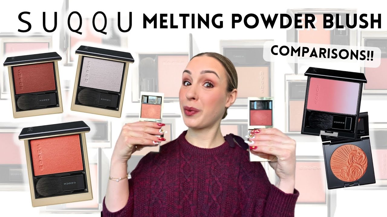 SUQQU MELTING POWDER BLUSHES! | vs Pure Colour Blushes | Review, Swatches, Demo, ALL the Comparisons