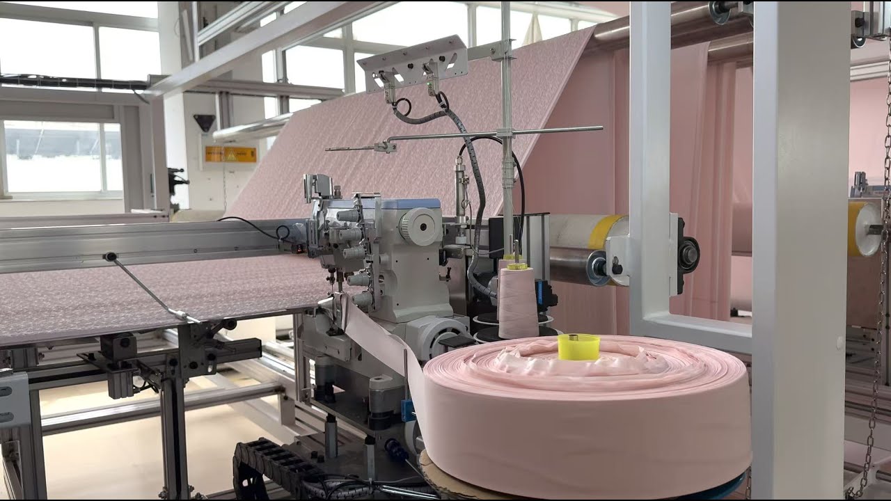 Automatic duvet cover piping machine ZWS-82208
