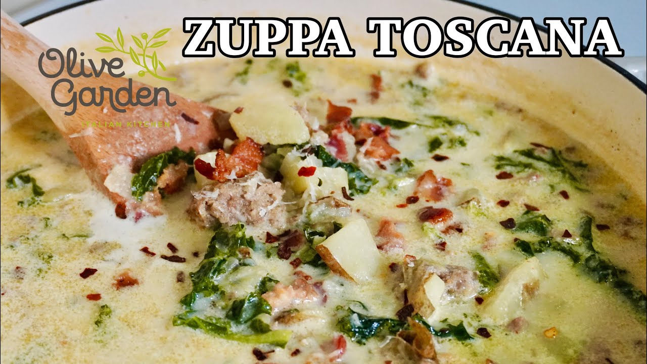Рецепт кремового, пикантного супа Zuppa Toscana // Это мой самый любимый рецепт, скопированный с ...