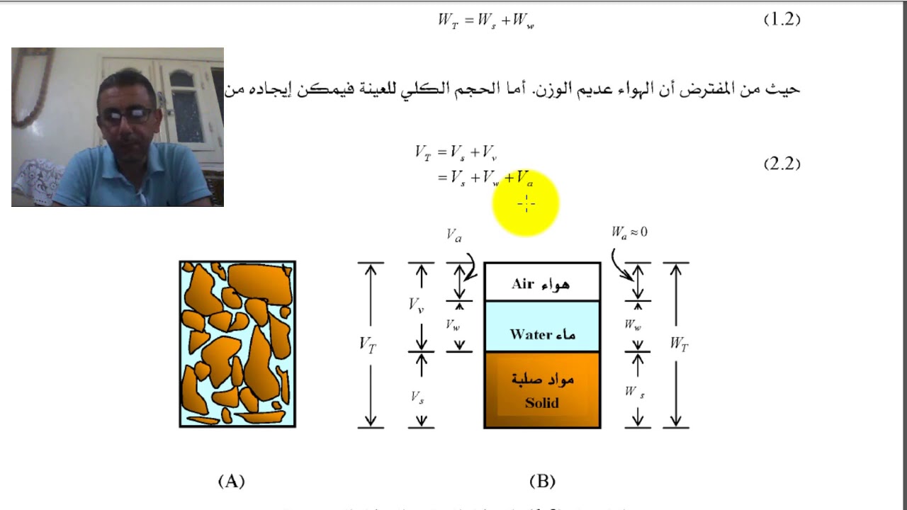 ميكانيكا تربة (الفصل التاني) خواص التربة - الجزء الأول