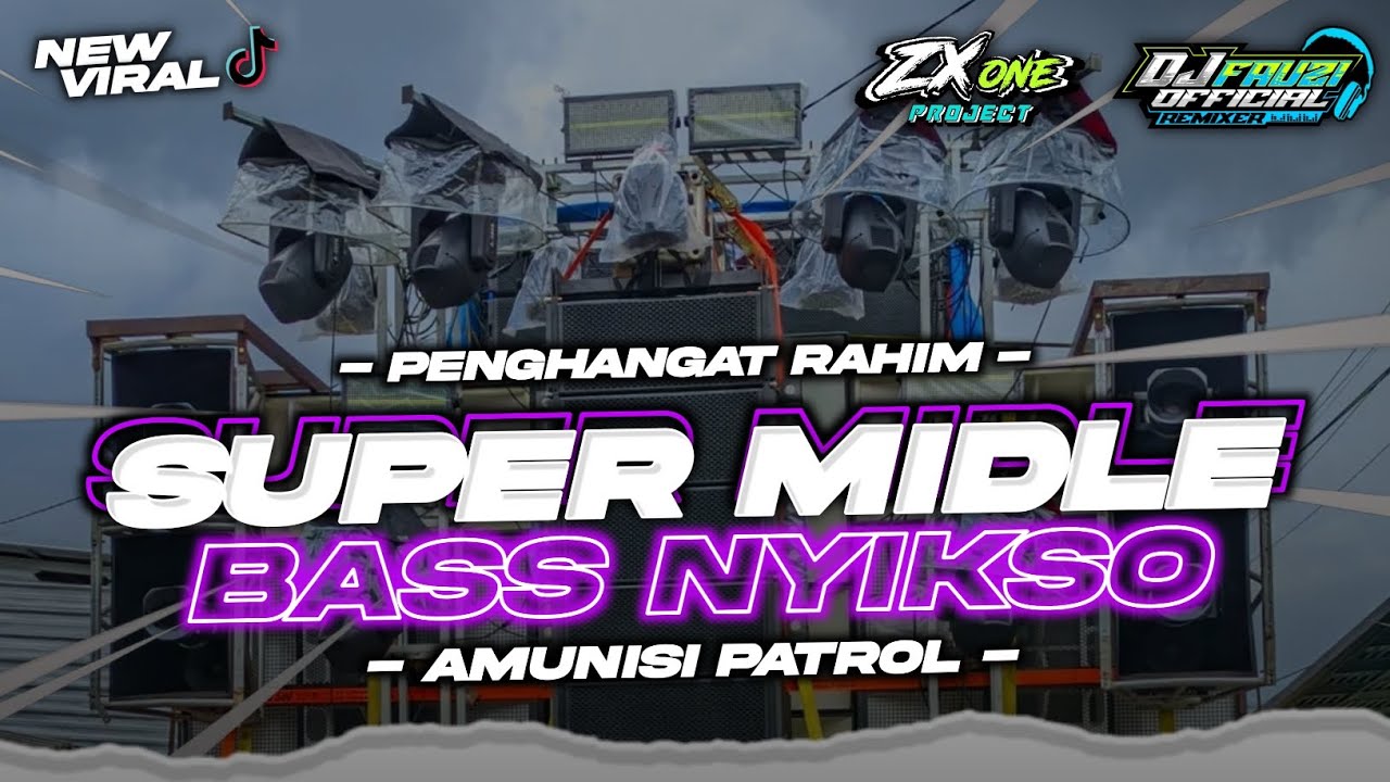 DJ PARTY STYLE SUPER MIDLE - BASS NYIKSO || ZX ONE PROJECT FT DJ FAUZI OFFICIAL🗿