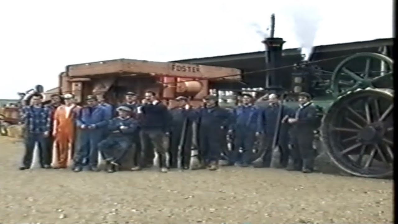 Threshing at Villa Farm 8th April 1996 Part 1