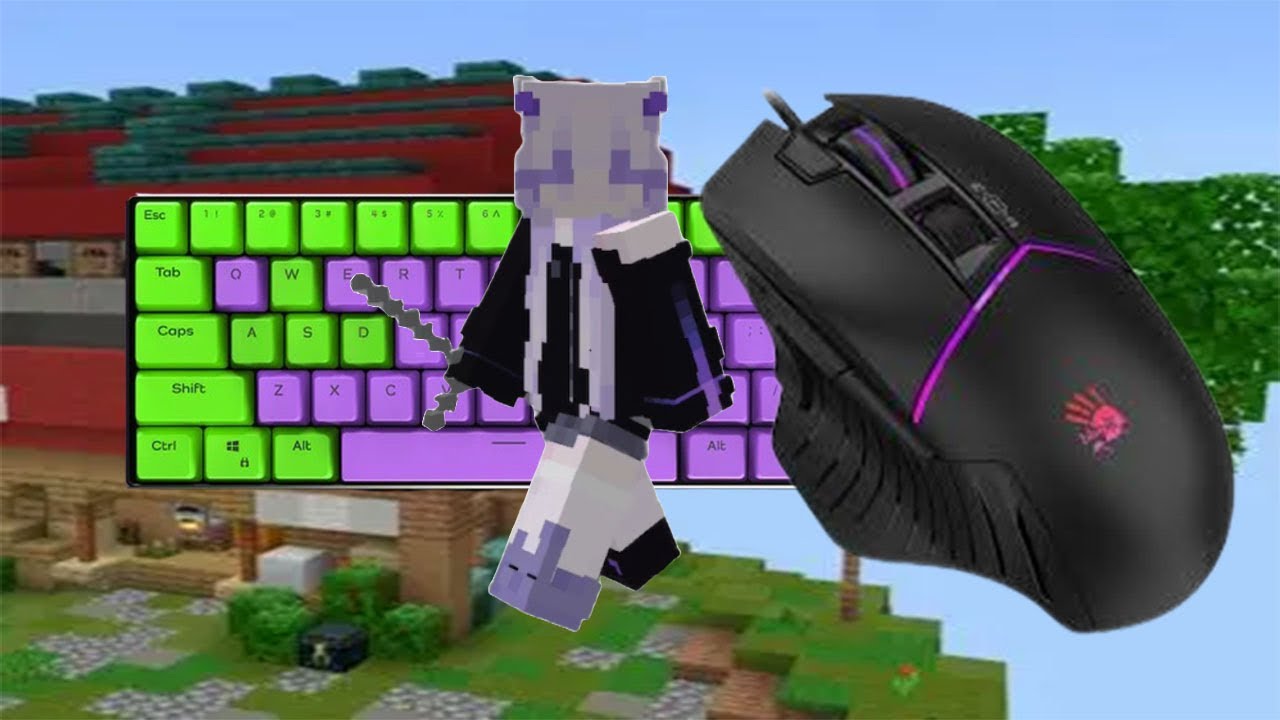 Bedwars keyboard & mouse sounds asmr  240fps (The Hive bedwars)