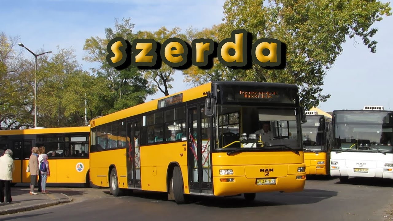 Néhány busz szerda délelőtt