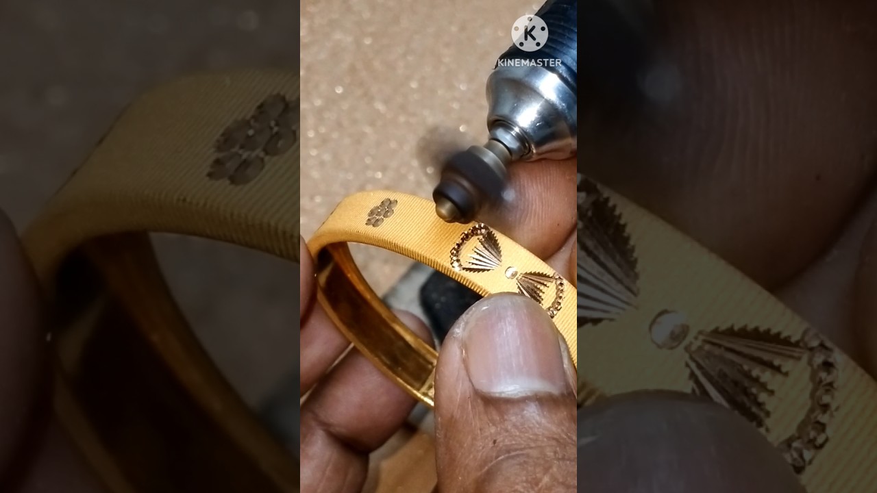 Gold Bala Hand Cutting design🌋 