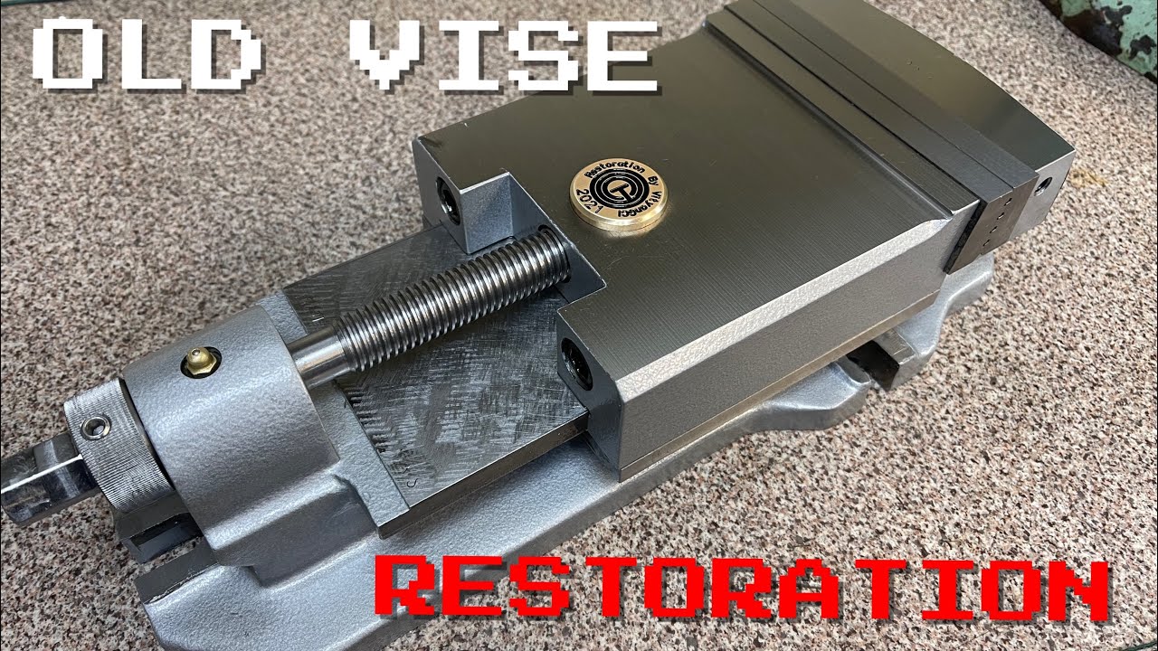 Реставрация старых станочных тисков