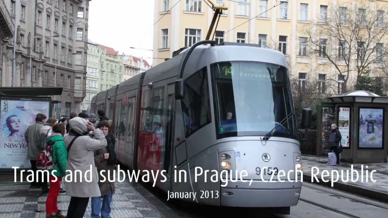 Prague public transport compilation (2013)