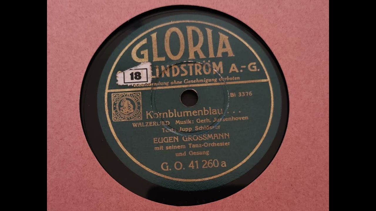 1938, Kornblumenblau - Eugen Grossmann