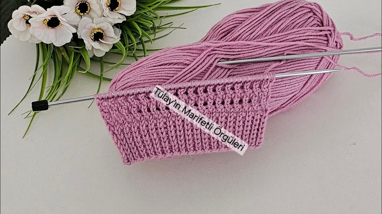 Свяжите жилет за три дня 🧶 Простая схема вязания на двух спицах