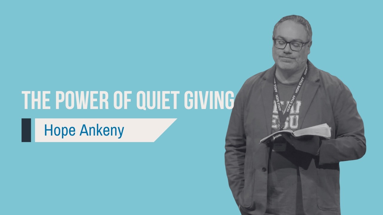 The Power of Quiet Giving | Scott Rains | 2.8.26