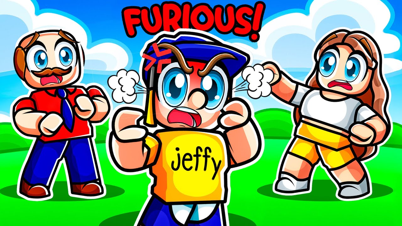 Jeffy is FURIOUS In Roblox!